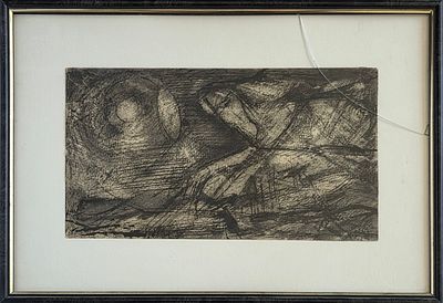 OSIAS HOFFDTATTER - Technique: CHARCOAL Size: 20x35