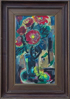 DAVID HENDLER - Technique: OIL ON CANVAS Size: 38x22