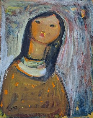 SIMA SLONIM - Technique: OIL ON CANVAS Size: 50x40