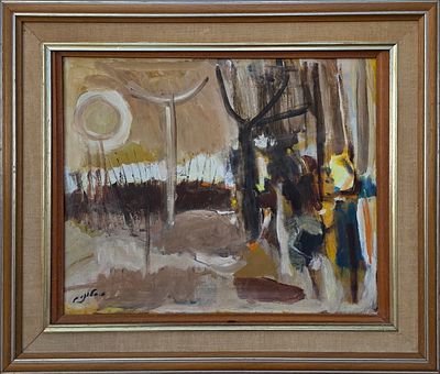 SIMA SLONIM - Technique: OIL ON CANVAS Size: 38x46