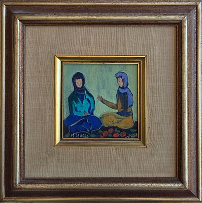 MILIA LAUFER - Technique: OIL ON CANVAS Size: 15x15