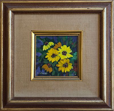 MILIA LAUFER - Technique: OIL ON CANVAS Size: 15x15