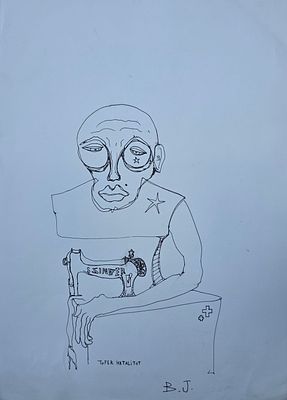 BAZOUKA JOE - Technique: PEN Size: 42x30