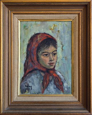 YEHUDA RODAN - Technique: OIL ON ARTIST BOARD Size: 35x25