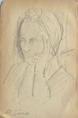 MIRON SIMA - Technique: DRAWING Size: 19X13