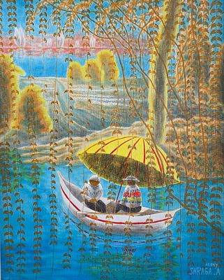 SCHRAGA ALONI - Technique: OIL ON ARTIST BOARD Size: 50x40