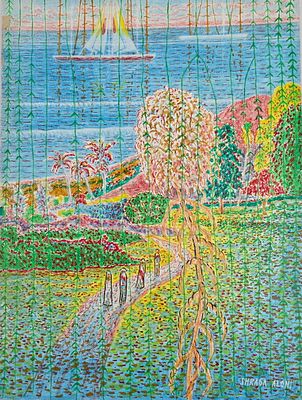 SCHRAGA ALONI - Technique: OIL ON ARTIST BOARD Size: 30x23