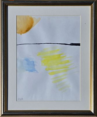 מיכאל גרוס - טכניקה: אקוורל על נייר מידות: 42x29