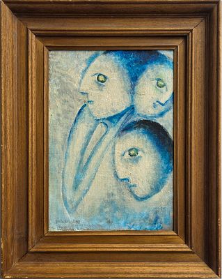 בלה בריסל - טכניקה: שמן על בד מוצמד ללוח מידות: 40X28