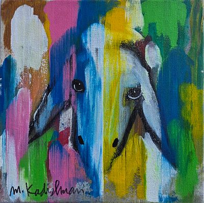 מנשה קדישמן - טכניקה: אקריליק על בד מידות: 30x30