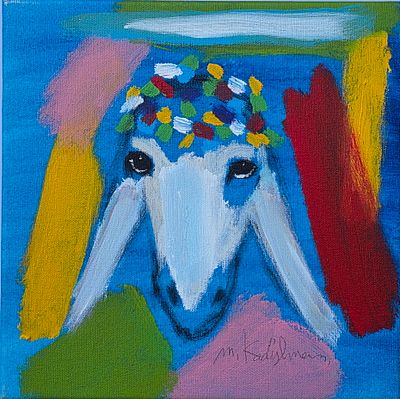 מנשה קדישמן - טכניקה: אקריליק על בד מידות: 30x30