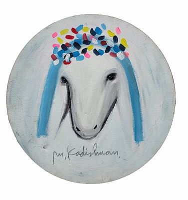 מנשה קדישמן - טכניקה: אקריליק על בד מידות: 40x40