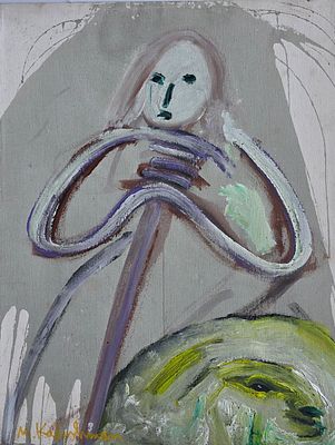 מנשה קדישמן - 
* עבודה מוקדמת שלדעתנו מנשה צייר בעצמו. עבודה איכותית ושונה מהראש כבש 