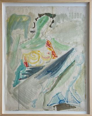 יחזקאל שטרייכמן - 
* צילה מנגנת, עבודה פנטסטית ומוקדמת של שטרייכמן על גליון שלם! צילה על 