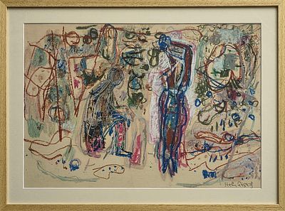 אביגדור סטימצקי - טכניקה: פסטל על נייר מידות: 33X47