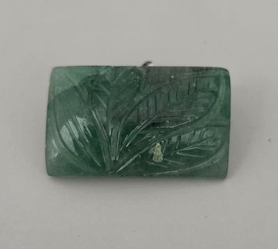 אבן אמרלד מלוטשת ומגולפת, גדולה, 32.3 קראט, טבעית מהכספת באחריות מלאה