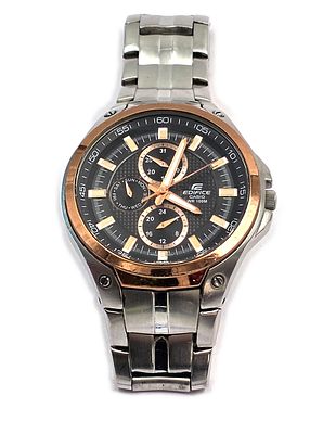 שעון יד לגבר EDIFICE CASIO, דגם EF328, מנגנון קוורץ, במצב עבודה, קוטר ללא הכתר כ44.8 