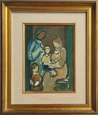 AHARON GILADI - Technique: OIL ON CANVAS Size: 33x24