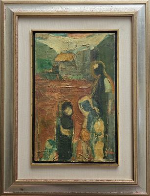 AHARON GILADI - Technique: OIL ON CANVAS Size: 41x26