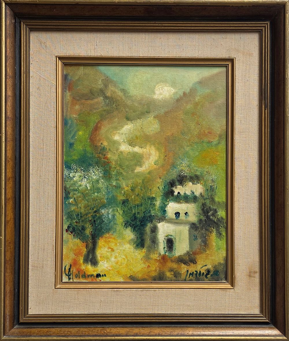 ALBERT GOLDMAN - Technique: OIL ON CANVAS BOARD 
Size: 40x30