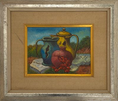 ZEEV KUN - Technique: OIL ON CANVAS BOARD Size: 23x30