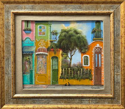 YAACOV NOVOGRODER - Technique: OIL ON CANVAS BOARD Size: 19x23