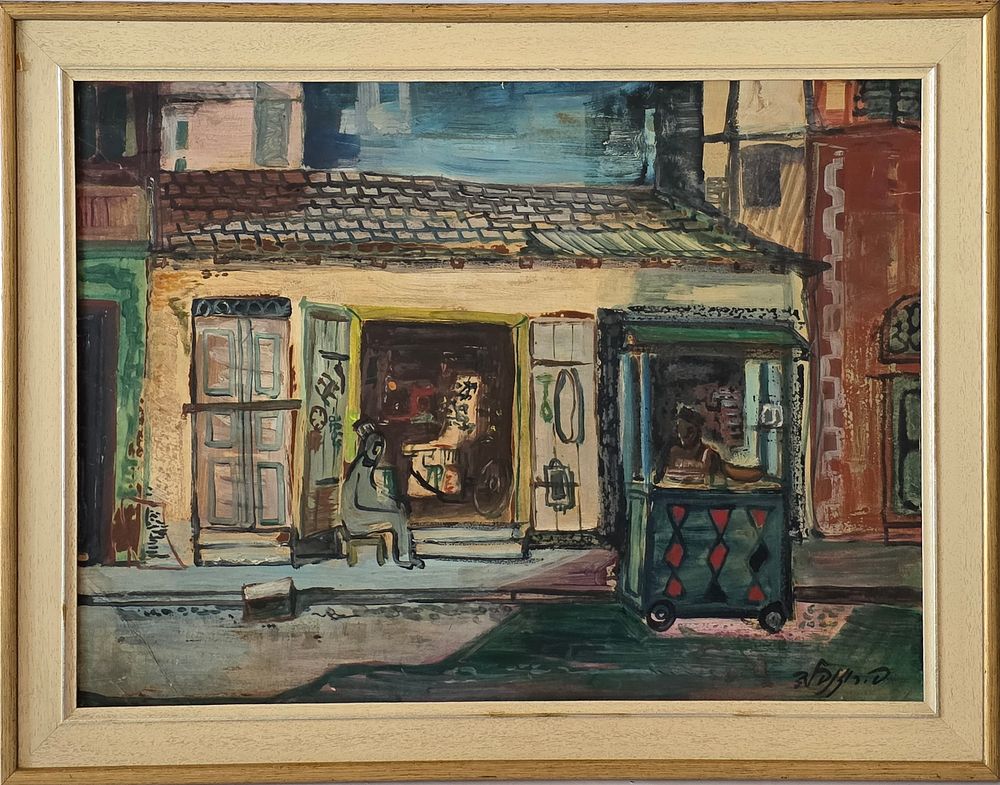 PERRY ROZENFELD - Technique: OIL ON PAPER 
Size: 45x60