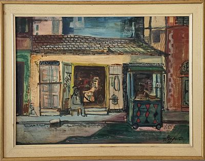 PERRY ROZENFELD - Technique: OIL ON PAPER Size: 45x60