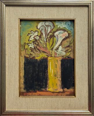 GERSHON RENNERT - Technique: OIL ON BOARD Size: 35x25 Date: 1962