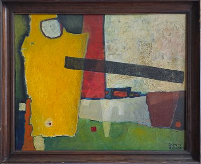GERSHON RENNERT - Technique: OIL ON CANVAS Size: 66x81