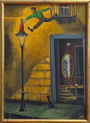 YOSEFF HANANIA - Technique: OIL ON CANVAS BOARD Size: 33x24