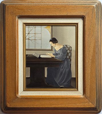 LARISSA HELLER - Technique: OIL ON ARTIST BOARD Size: 27x21