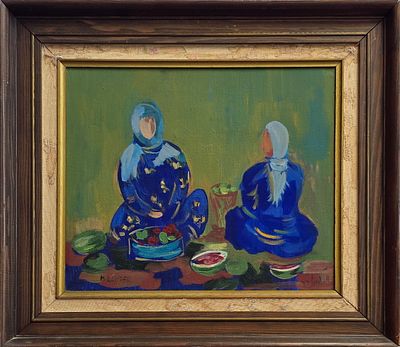 MILIA LAUFER - Technique: OIL ON CANVAS Size: 31x35