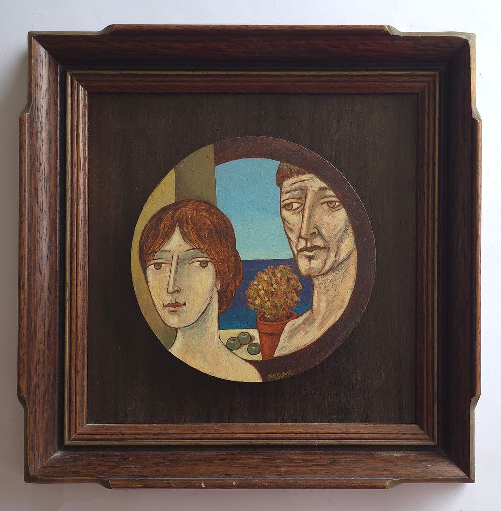 DAN KEDAR - Technique: OIL ON WOOD 
Size: 20X20