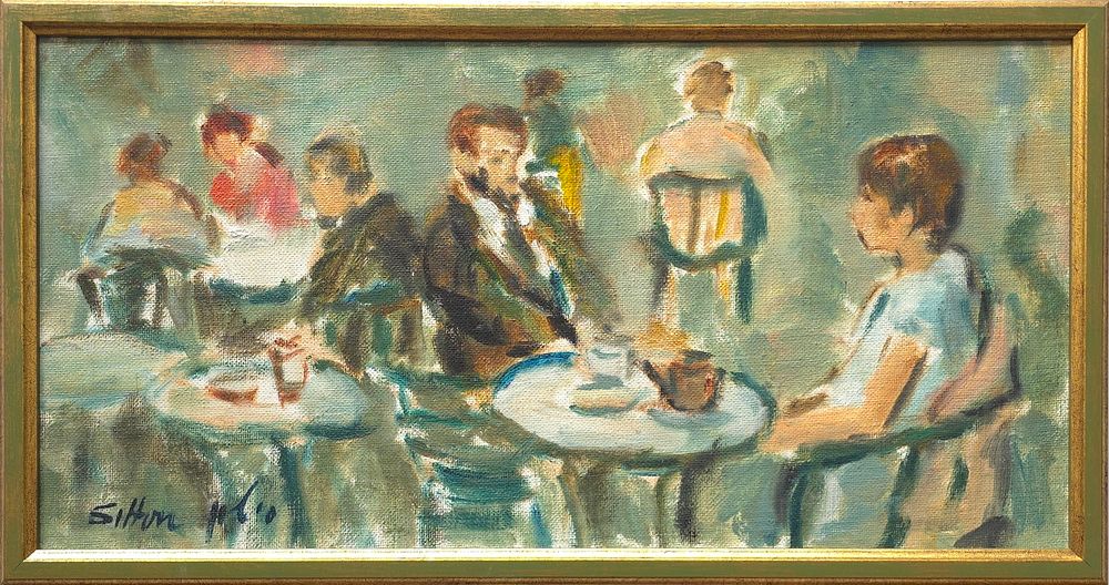 HAIM SITTON - Technique: OIL ON CANVAS BOARD 
Size: 20x40