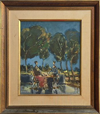 AVINOAM KOSOWSKY - Technique: OIL ON CANVAS Size: 46x38