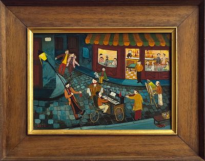 YOSEFF HANANIA - Technique: OIL ON CANVAS BOARD Size: 25x35