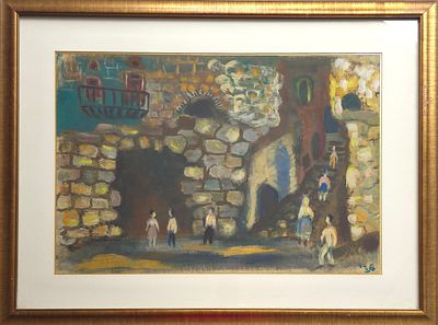 ISRAEL PALDI - Technique: OIL ON PAPER Size: 48x68