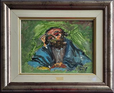 MOSHE BERNSHTEIN - Technique: OIL ON BOARD Size: 24x32