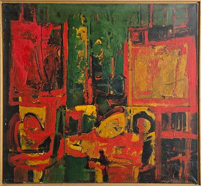 MEIR STEINGOLD - Technique: OIL ON CANVAS Size: 93x100