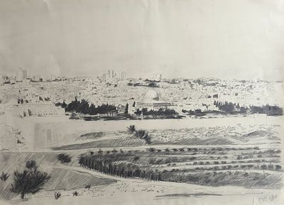 ARIE AZENE - Technique: CHARCOAL Size: 52x72