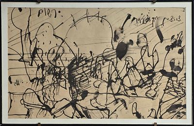YAACOV DORCHIN - Technique: INK Size: 29x46 Date: 1975
