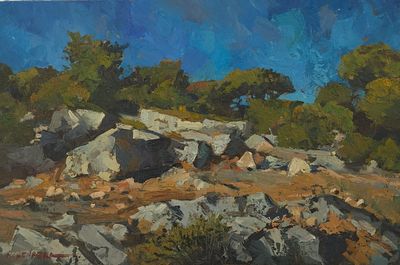 ROBERT ROSENBERG - Technique: OIL ON CANVAS Size: 40x60