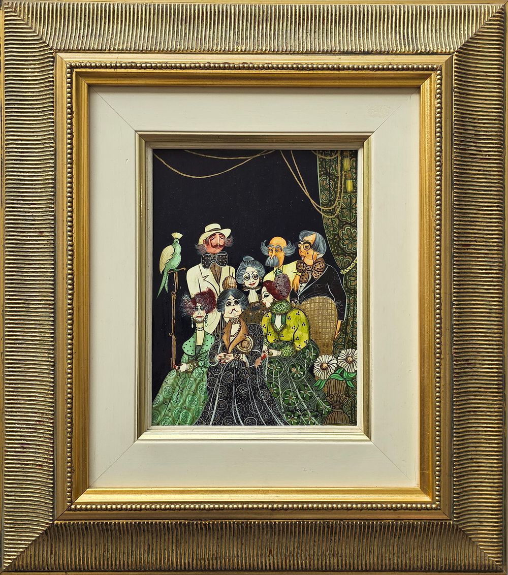 MIRIAM DAUBER - Technique: OIL ON WOOD 
Size: 21x16