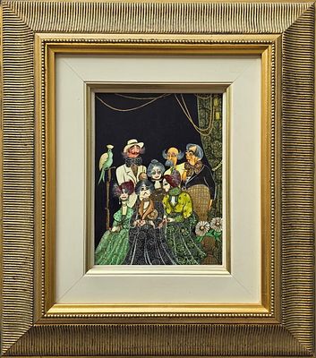 MIRIAM DAUBER - Technique: OIL ON WOOD Size: 21x16