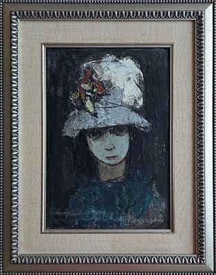 ESTER PERETZ ARAD - Technique: OIL ON BOARD Size: 49X33