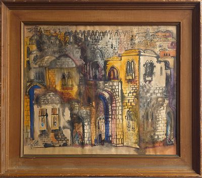 YOSSY STERN - Technique: WATERCOLOR Size: 60x70