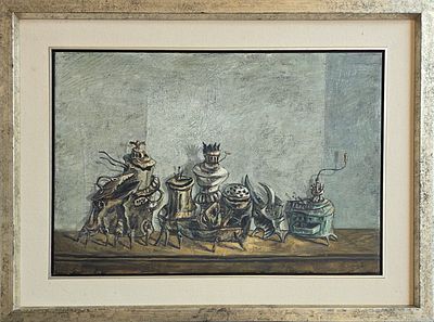 YOSL BERGNER - Technique: OIL ON CANVAS Size: 50x73