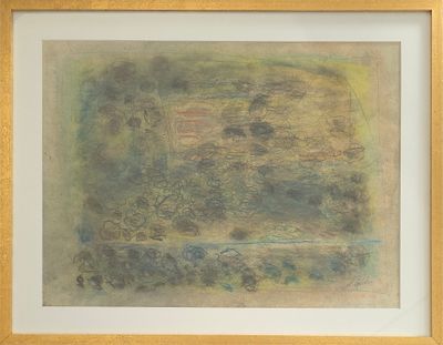 YEHEZKEL STREICHMAN - Technique: PASTEL AND CHARCOAL Size: 50x65