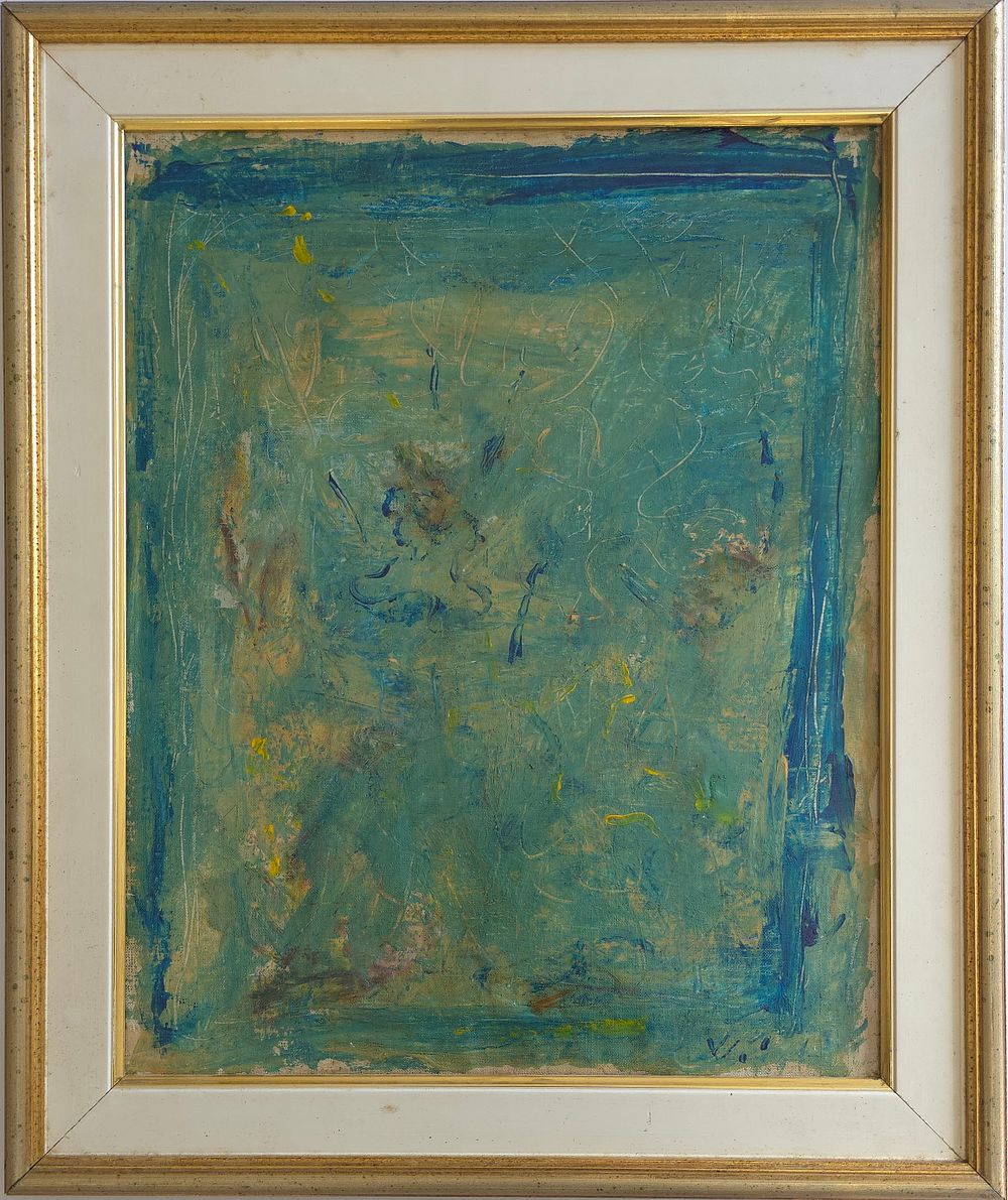 YEHEZKEL STREICHMAN - Technique: OIL ON CANVAS 
Size: 50X40 
Date: 1965